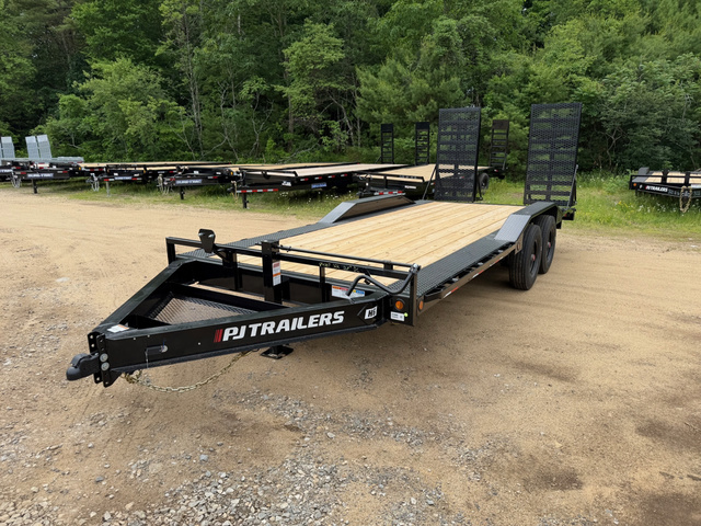 2027 PJ 8.5X18+2 Full Width 16K Lowpro Equipment Trailer W in Loudon, NH