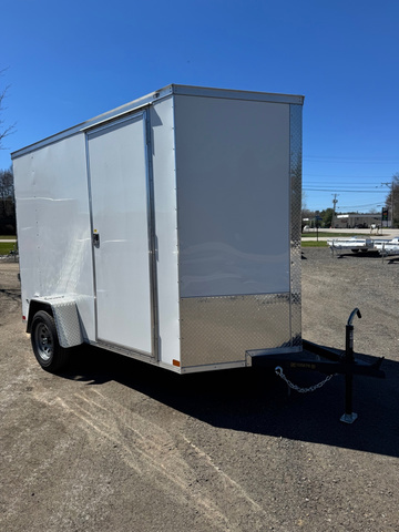 2026 COVERED WAGON 6x10 Enclosed 3K Cargo Trailer w/Extra Height & Ra in Loudon, NH