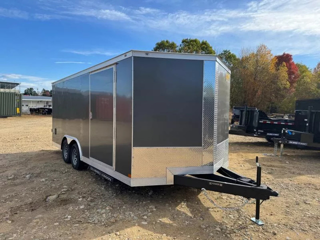 2026 COVERED WAGON 8.5x18 Enclosed 7K Cargo Trailer w/PolyCore & Ramp in Loudon, NH