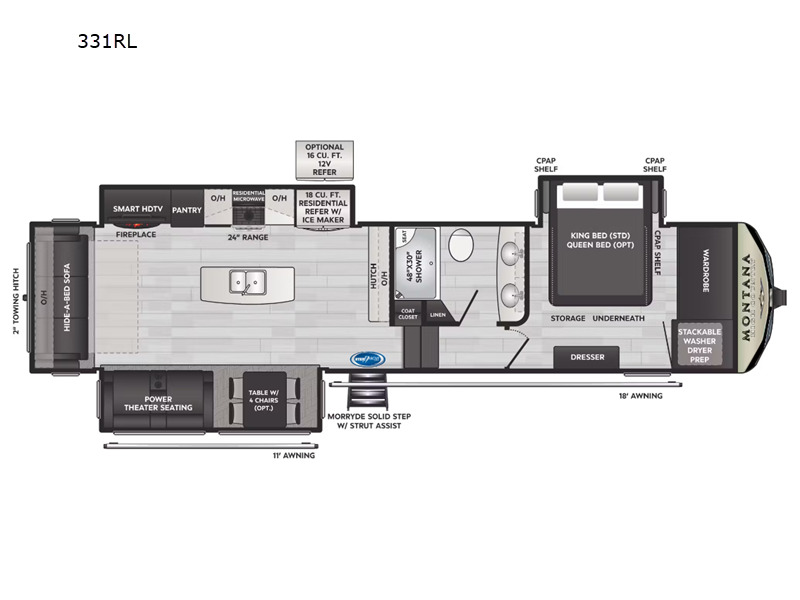 2023 Keystone Rv Montana High Country 331RL in sparta TN