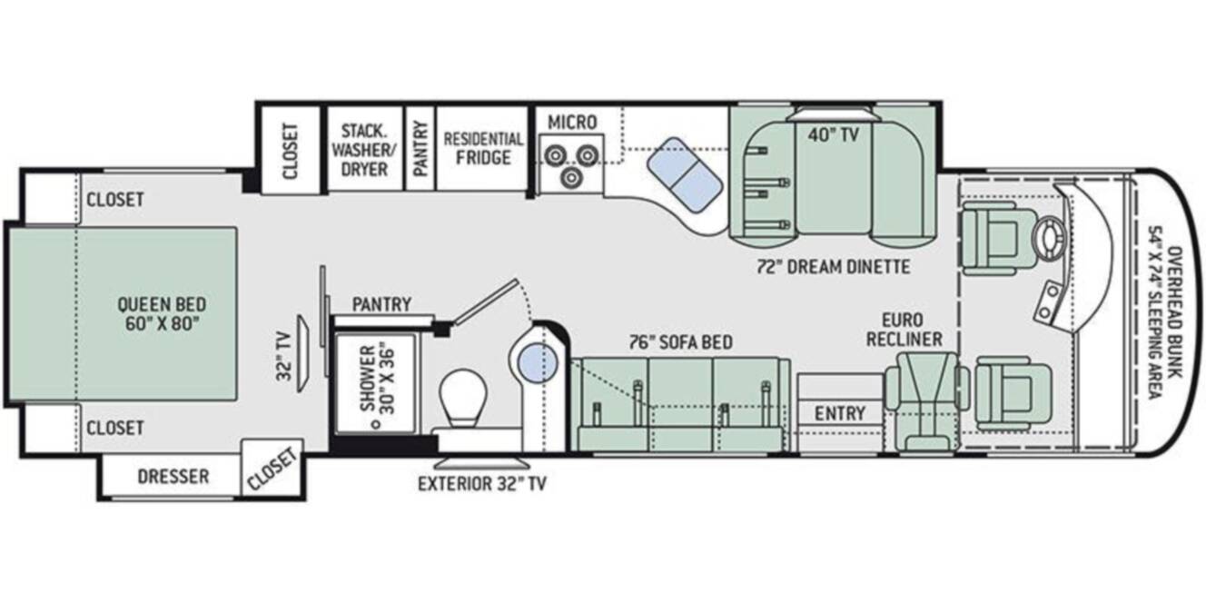 A photo of this 2019 Thor Motor Coach PALAZZO 33.2