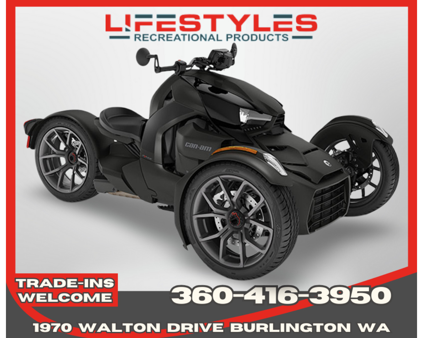 2026 Can-Am Ryker 900 ACE 900 ACE in Burlington, WA