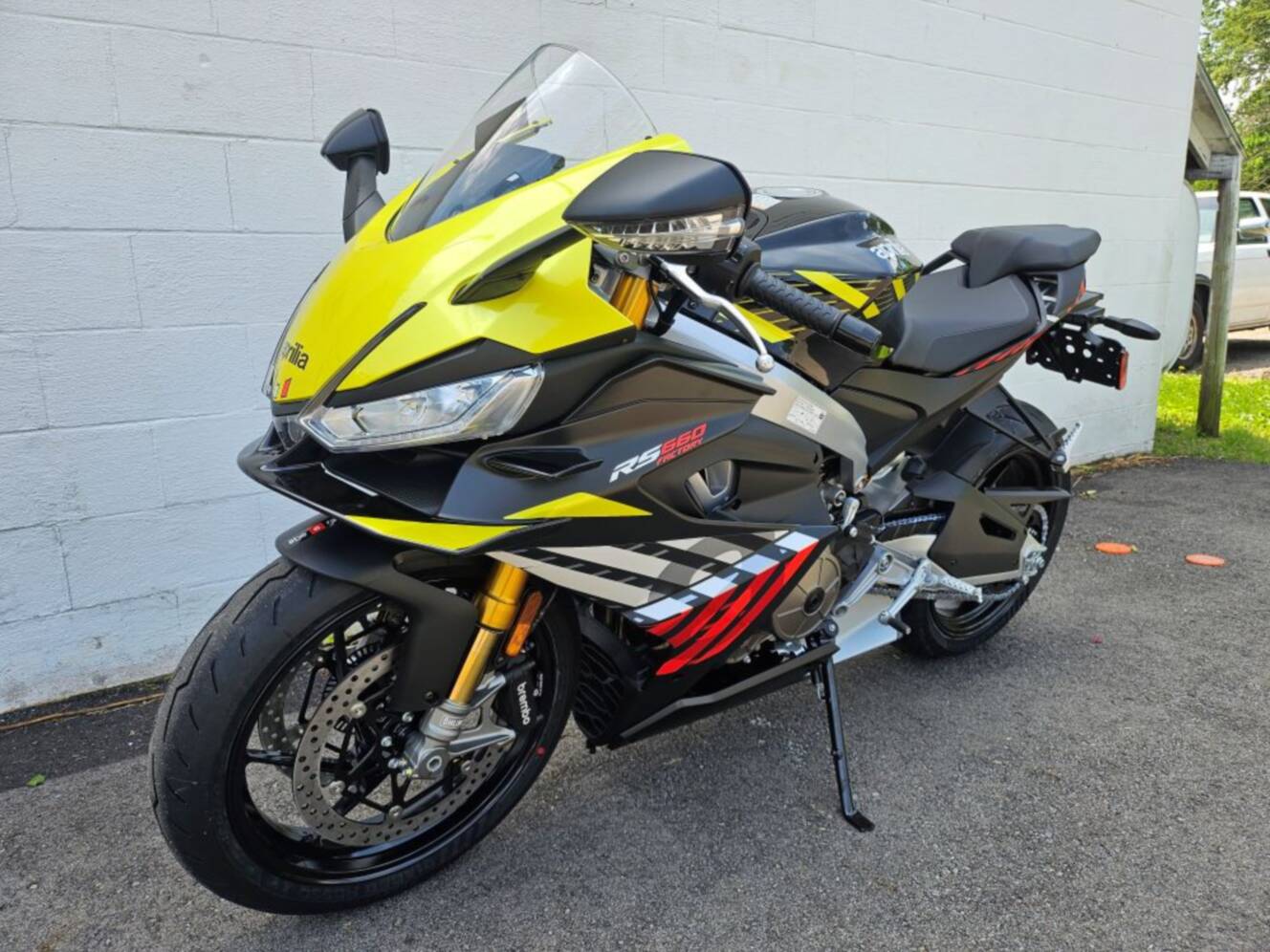 A photo of this 2027 Aprilia RS 660 factory