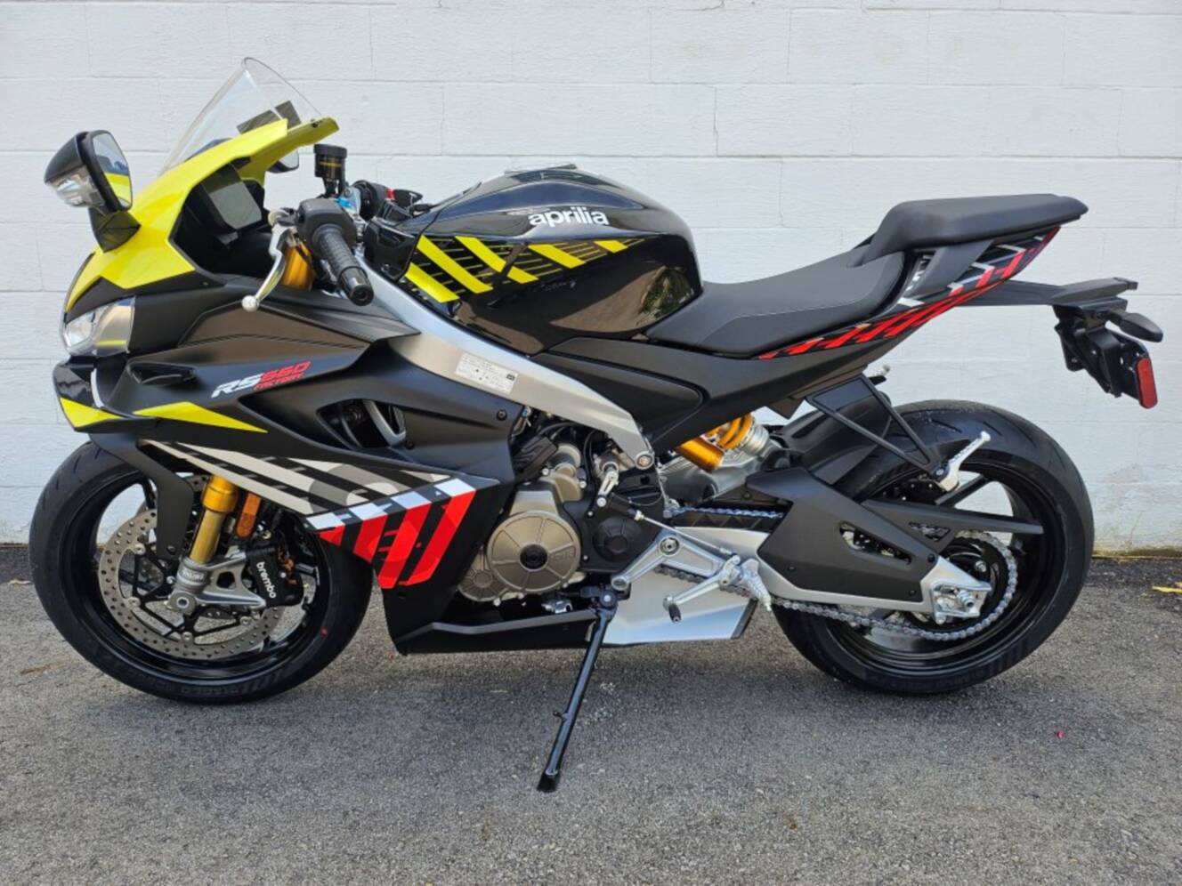 A photo of this 2027 Aprilia RS 660 factory