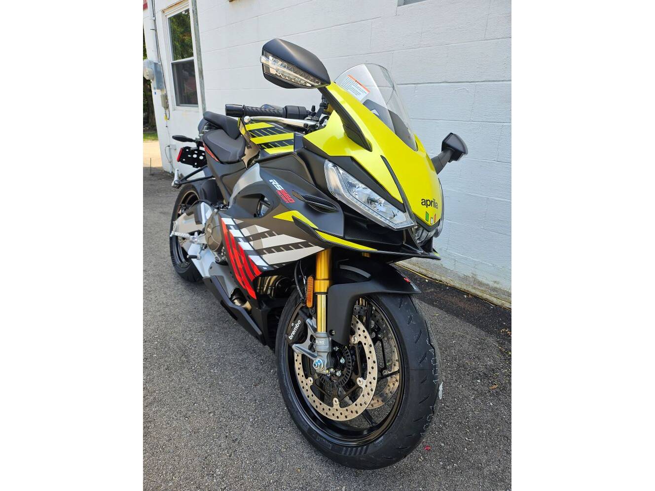 A photo of this 2027 Aprilia RS 660 factory