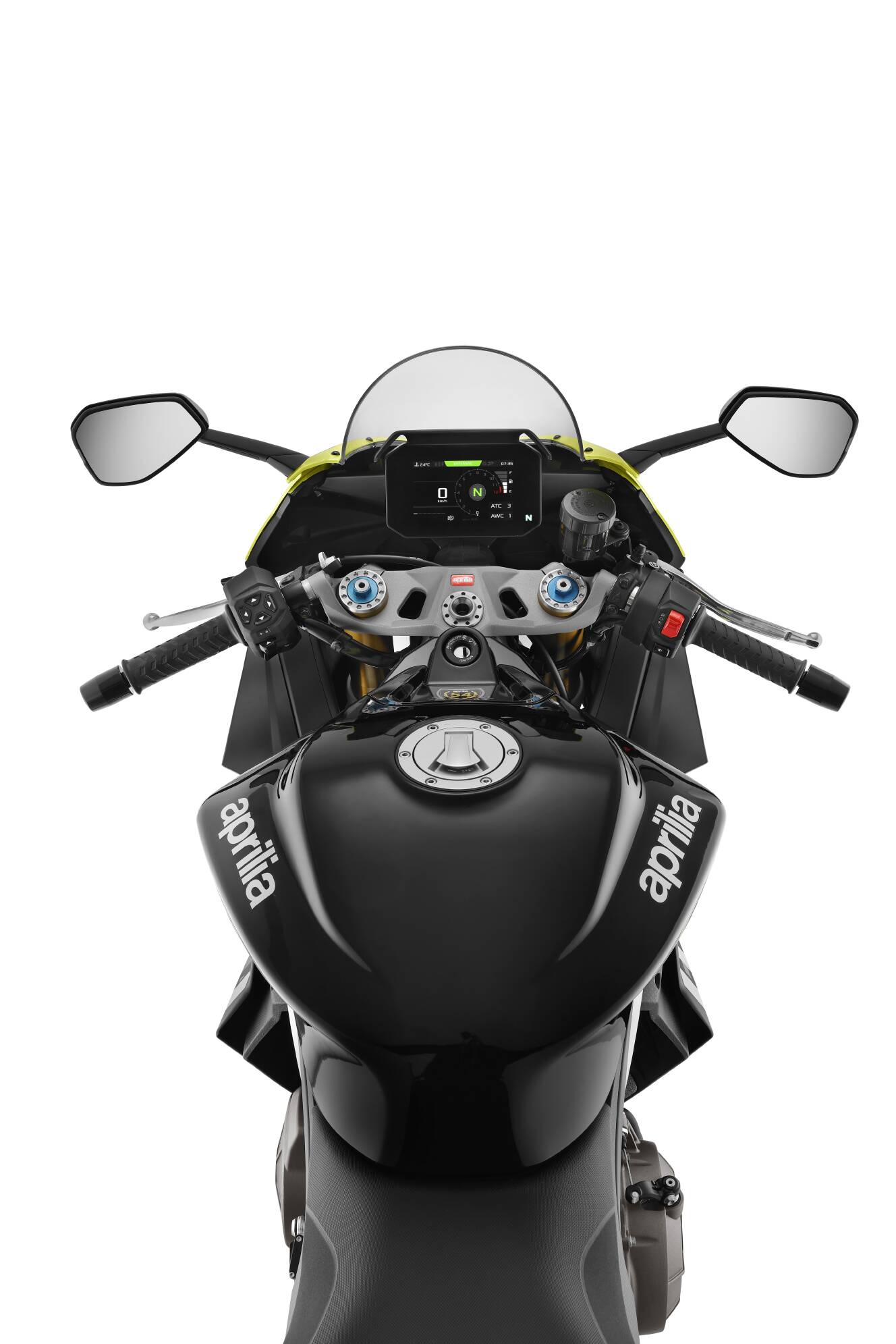 A photo of this 2027 Aprilia RS 660 factory