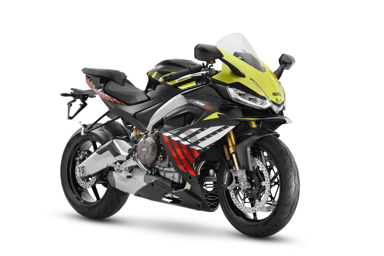 A photo of this 2027 Aprilia RS 660 factory