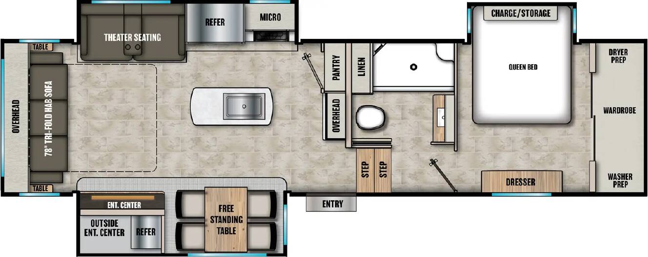 A photo of this 2026 Coachmen Chaparral 298RLS