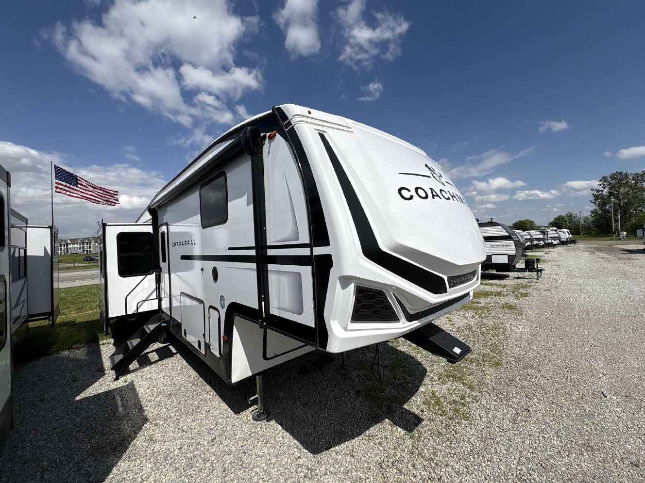 A photo of this 2026 Coachmen Chaparral 298RLS