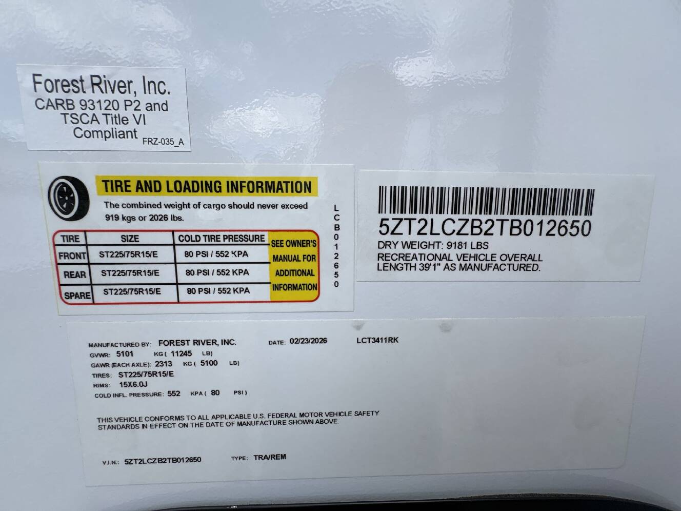 A photo of this 2026 Prime Time LaCrosse 3411RK