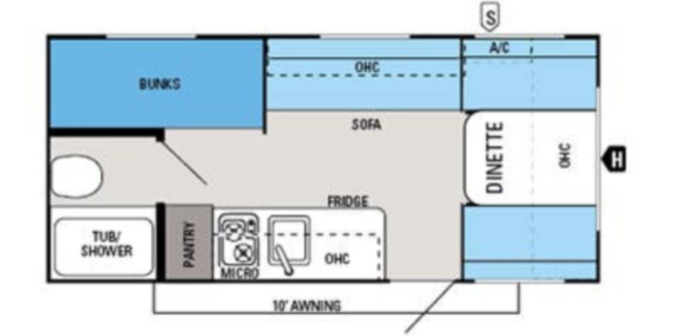A photo of this 2014 Jayco Jay Flight Swift SLX 184BH