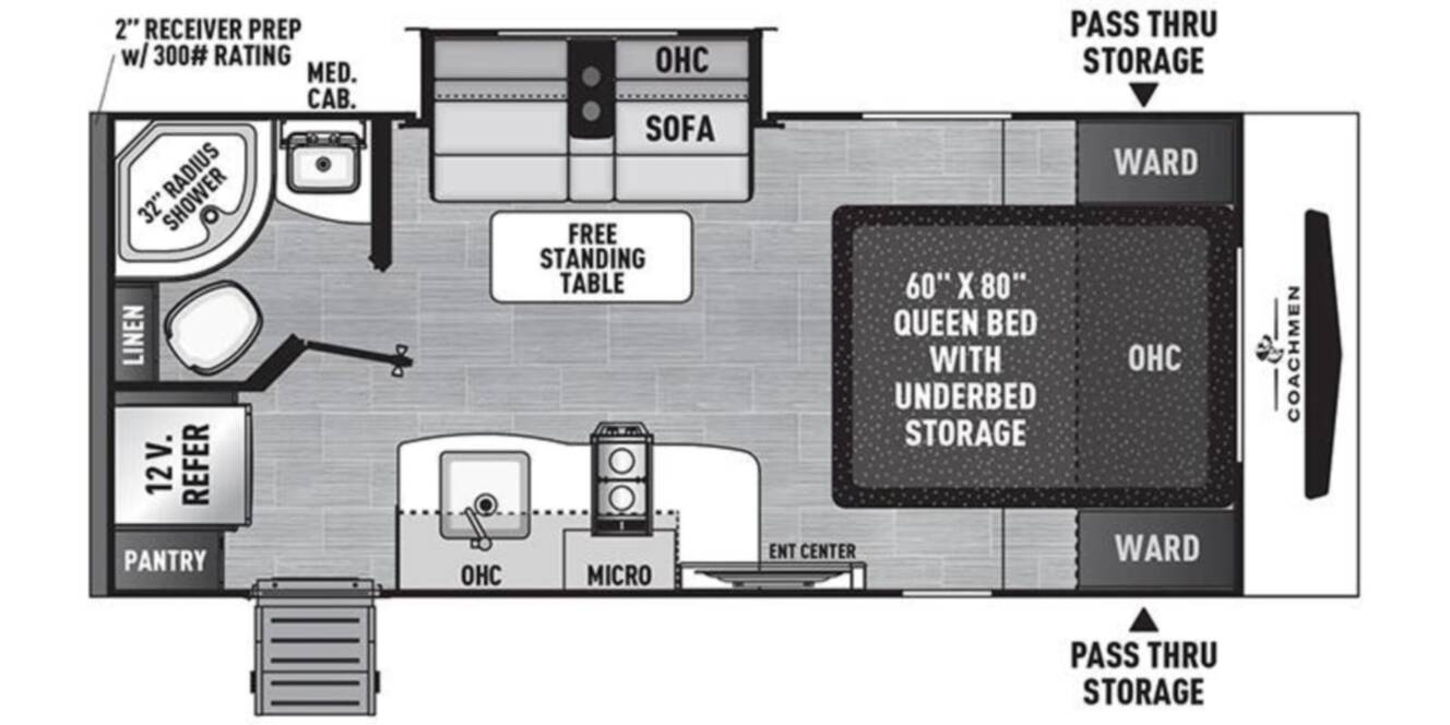 A photo of this 2025 Coachmen Freedom Express Select 19SE