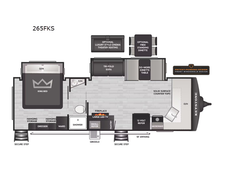 2026 Keystone Bullet Premium 265FKS in muskegon MI