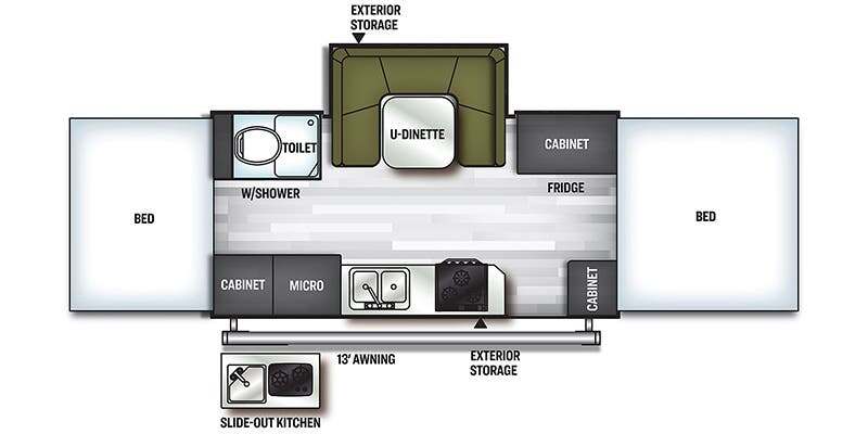 2021 Forest River Rockwood High Wall HW277 in omaha NE