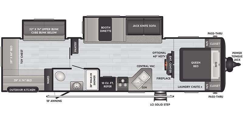 2021 Keystone Hideout East 318BR in shakopee MN