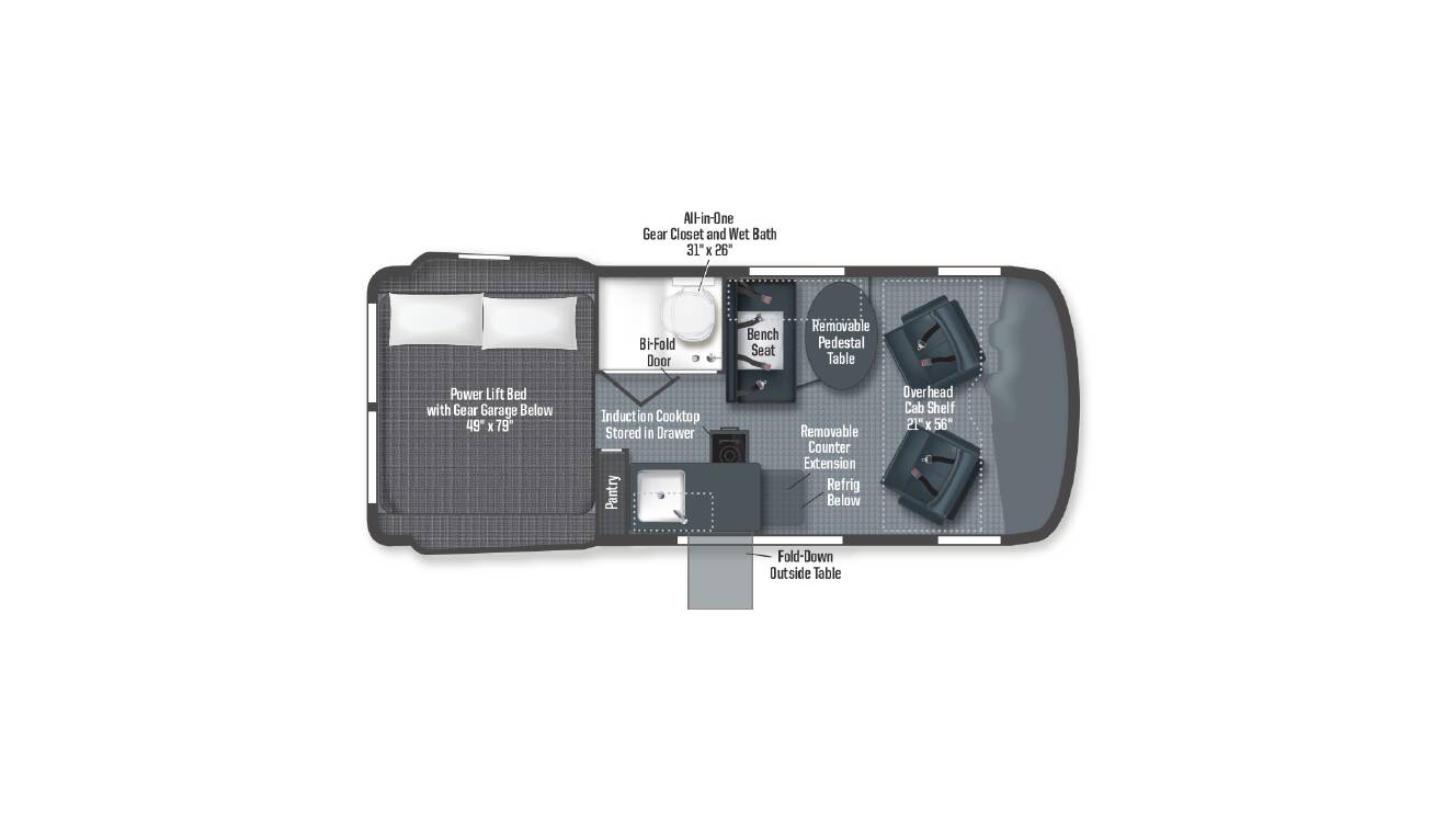 A photo of this 2027 Winnebago Revel 44N
