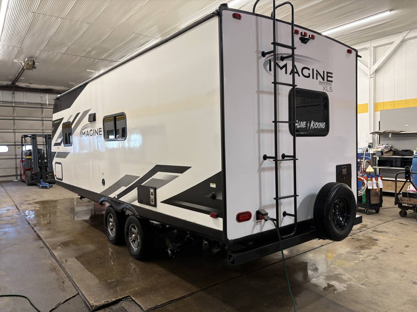 A photo of this 2022 Grand Design Imagine XLS 22RBE