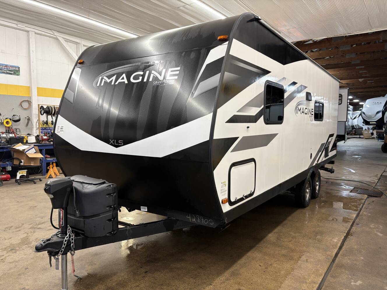 A photo of this 2022 Grand Design Imagine XLS 22RBE