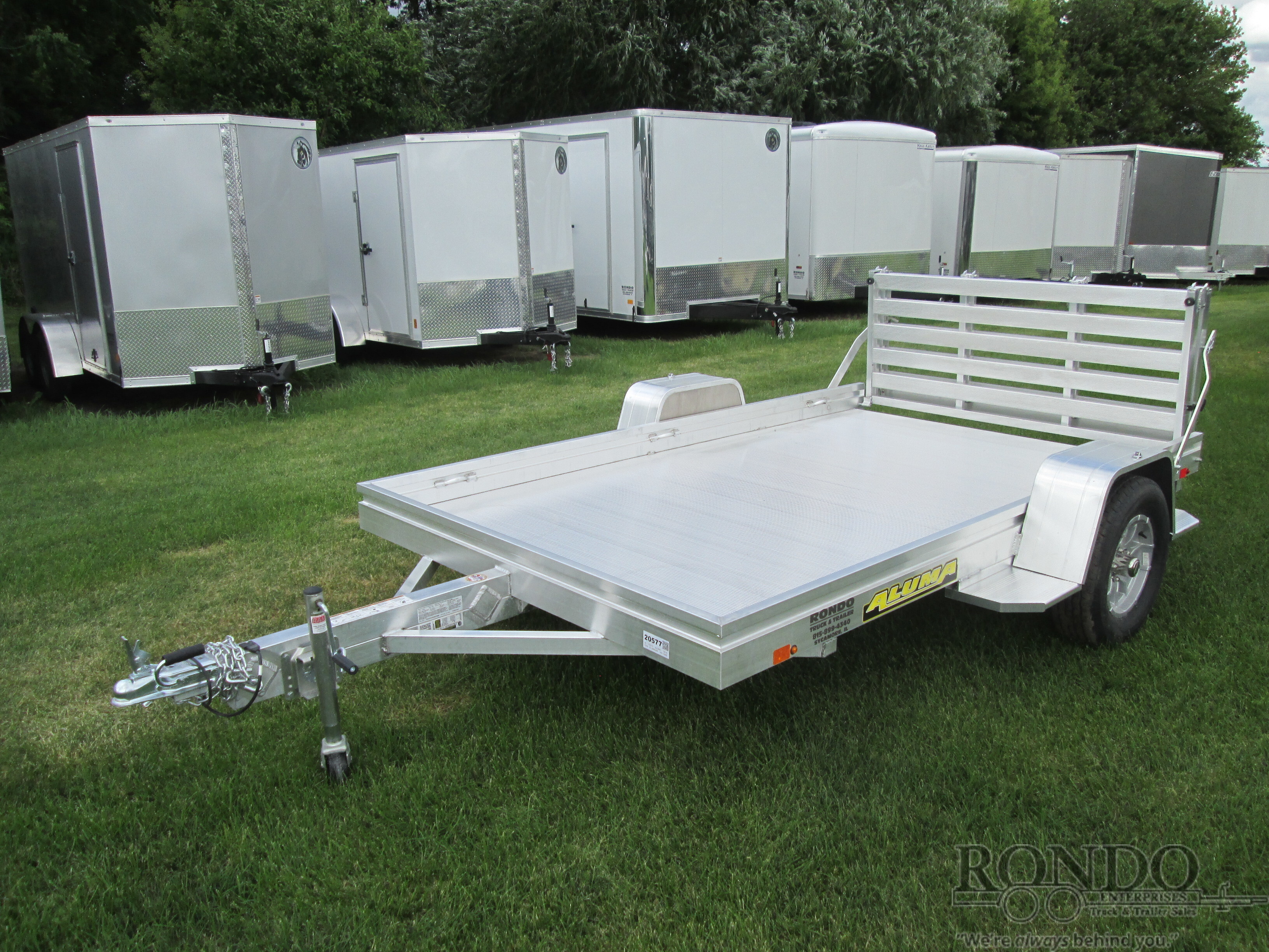 2027 ALUMA Aluminum Single Axle Utility 7210H-S-BT in Sycamore, IL
