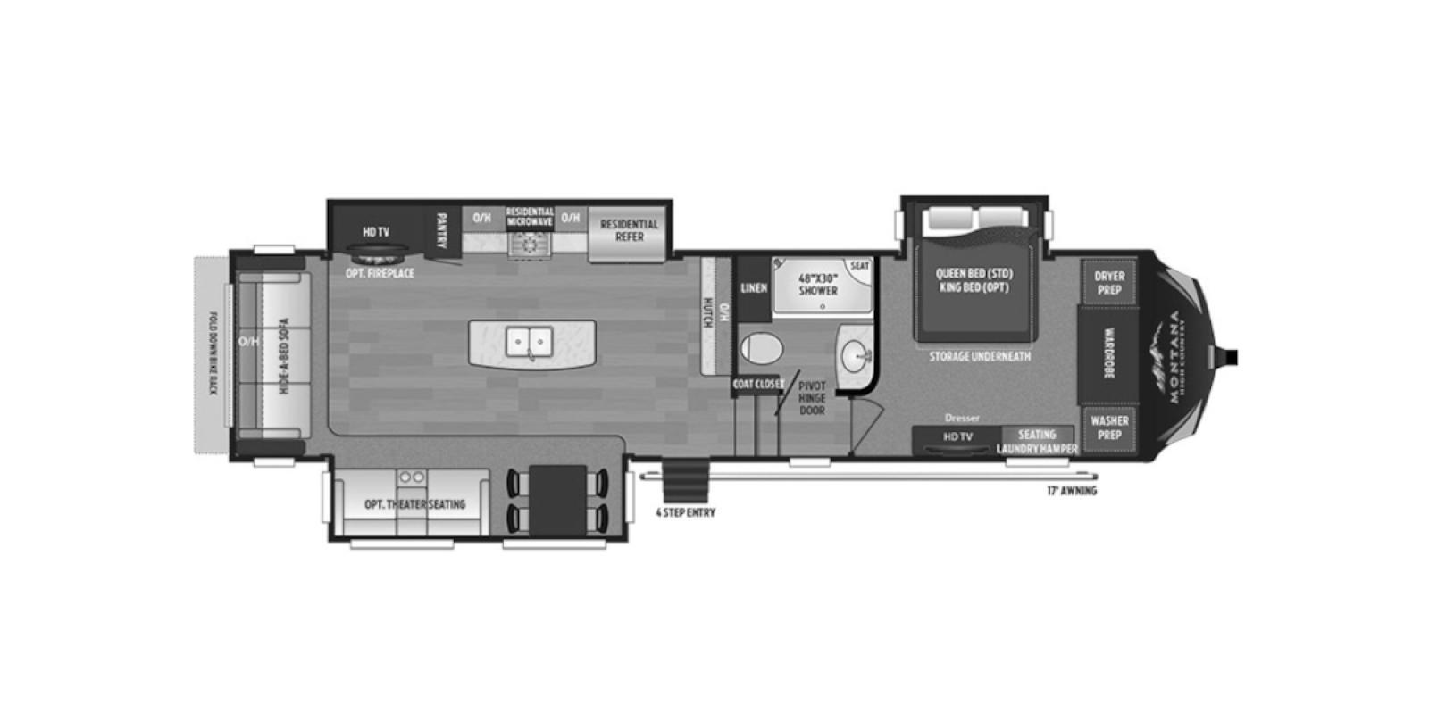 2018 Keystone Montana High Country 353RL in la grange MO