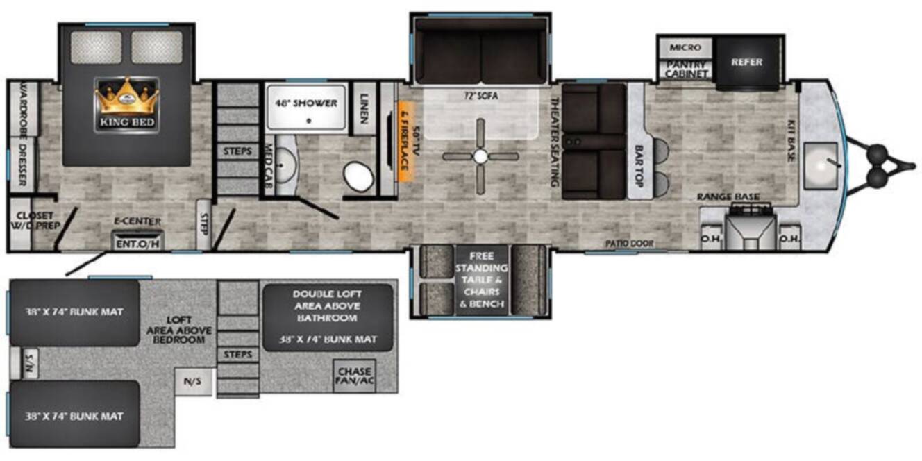 A photo of this 2025 Crossroads Redwood Regency RW3881FKL