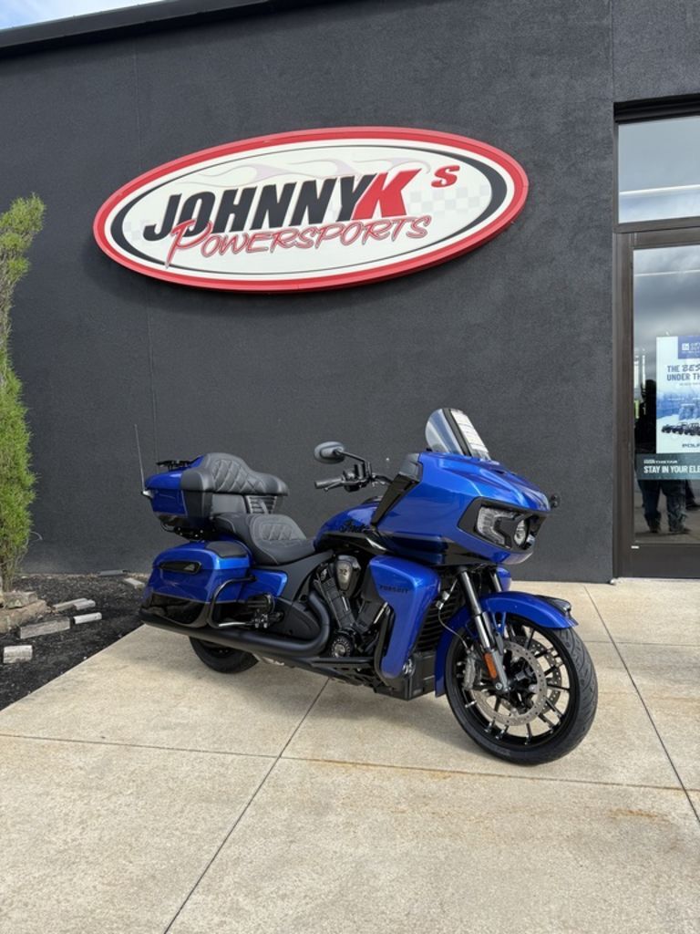 2026 Indian Motorcycle® Pursuit® Dark Horse® 112 w/ PowerBand Audio Deep Blue DARK HORSE in Niles, OH