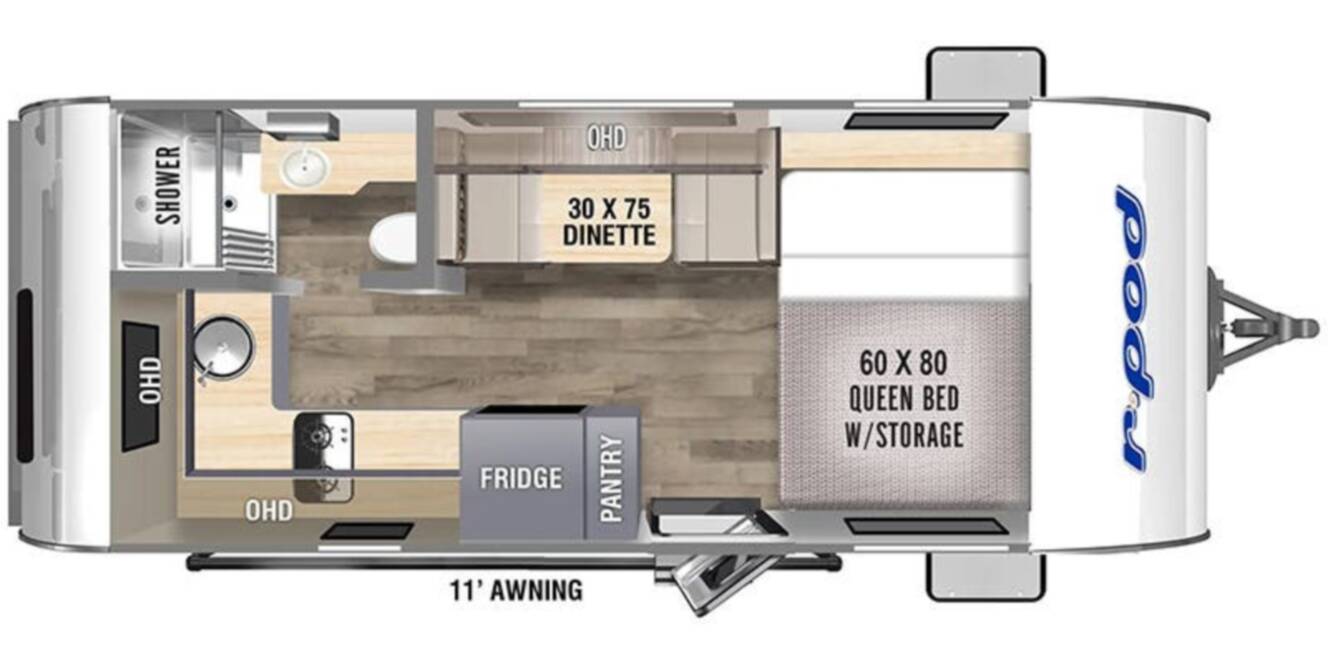 A photo of this 2024 Forest River R-Pod RP-194C