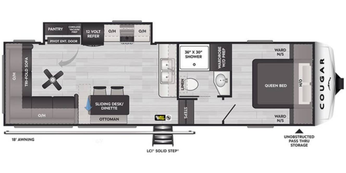 A photo of this 2027 Keystone Cougar Half-Ton 26RES