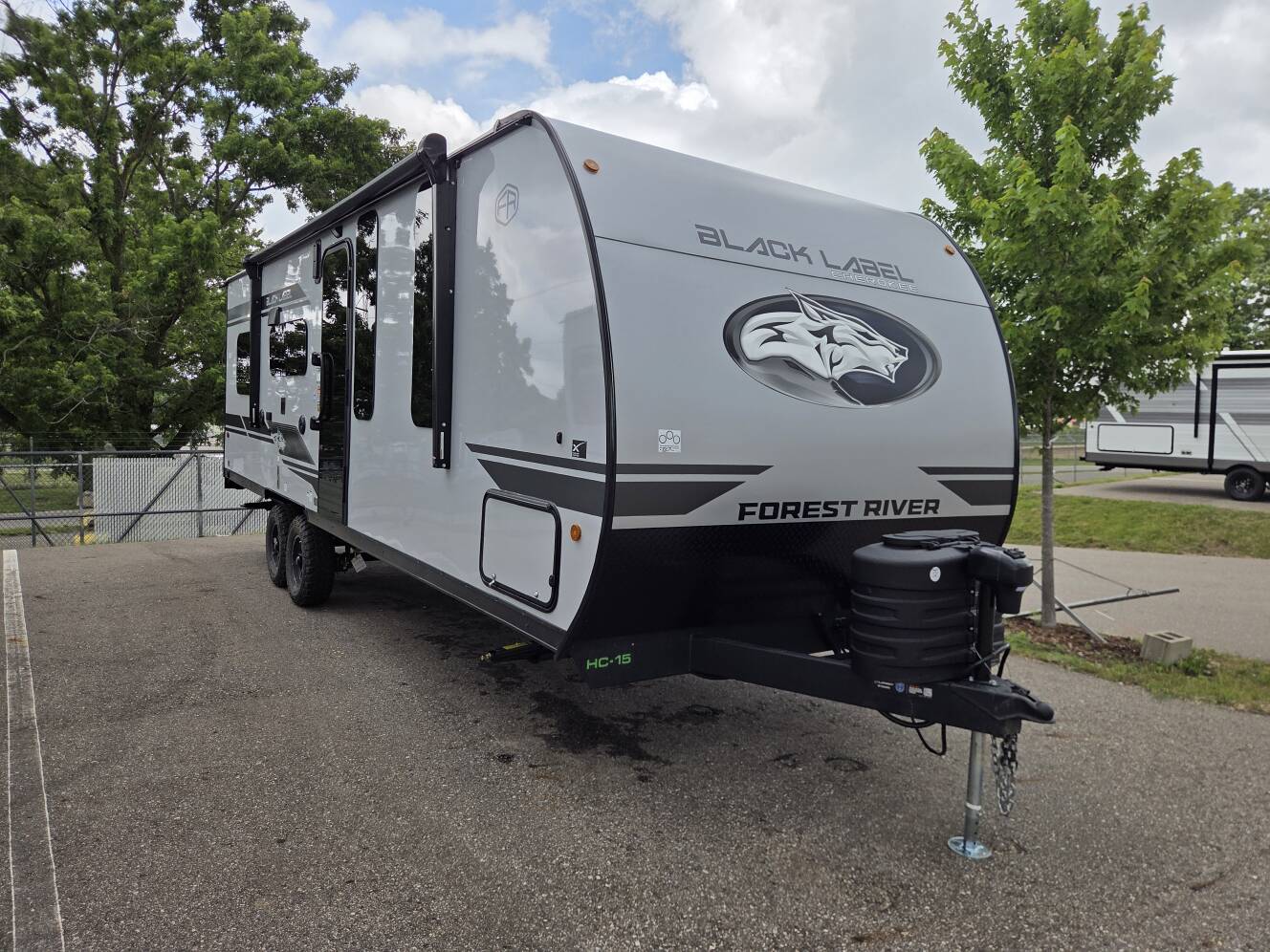 A photo of this 2027 Forest River Cherokee Grey Wolf Black Label 22RRBL