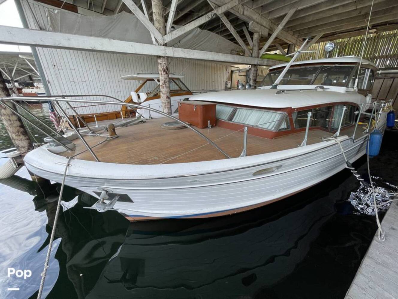 A photo of this 1957 Chris-Craft Constellation 38