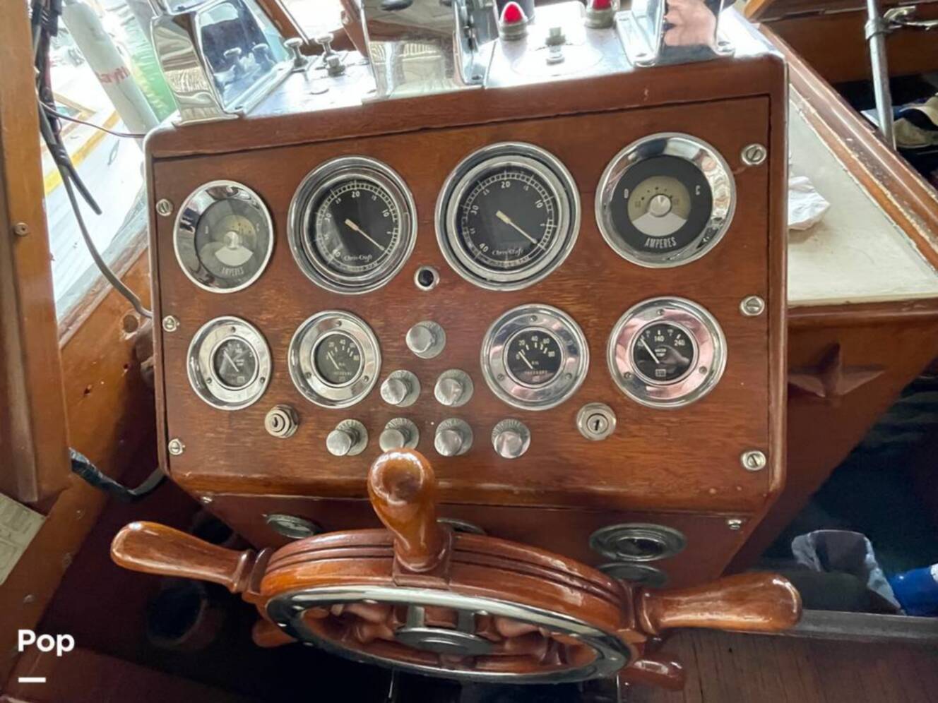A photo of this 1957 Chris-Craft Constellation 38