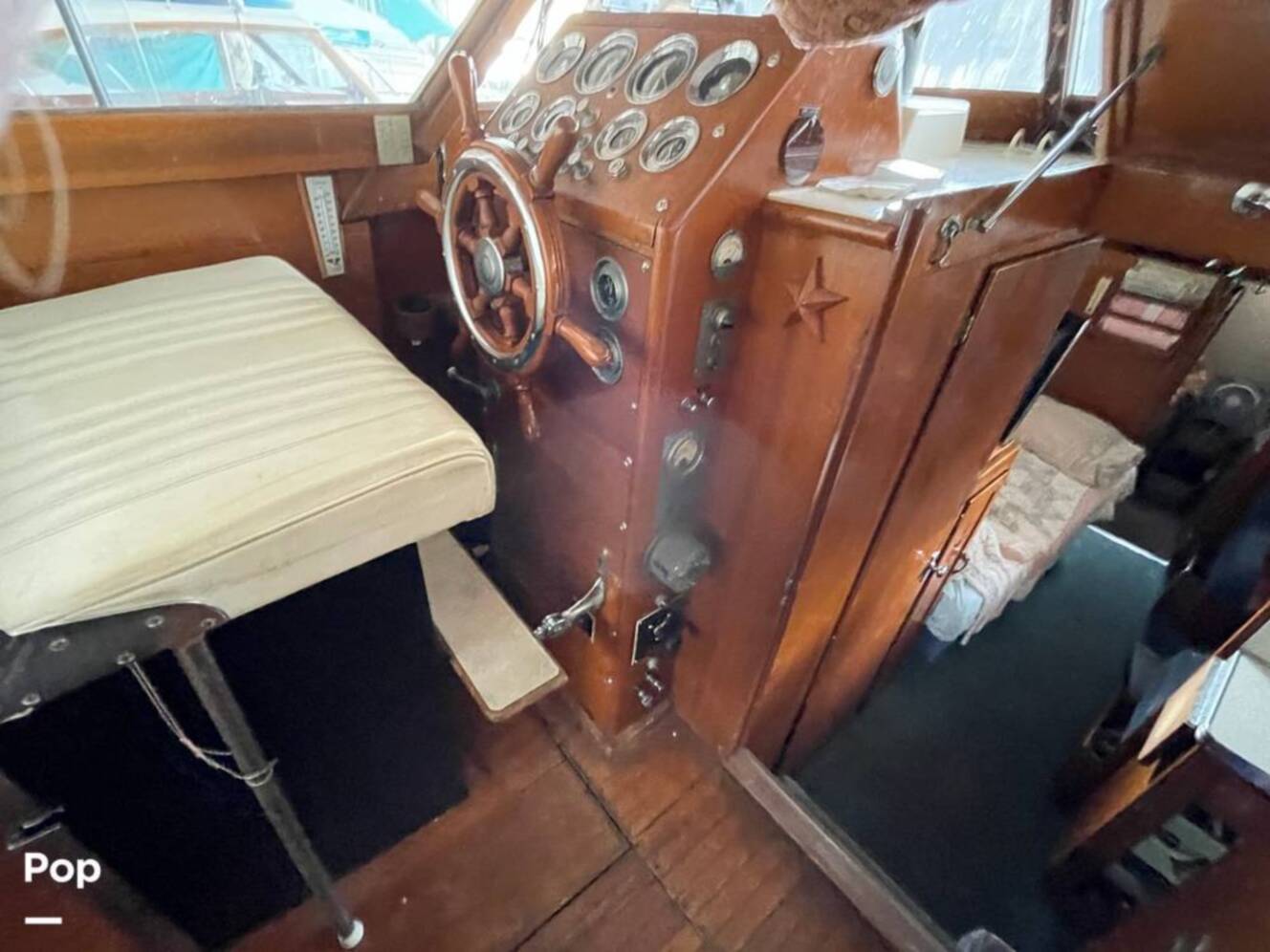 A photo of this 1957 Chris-Craft Constellation 38