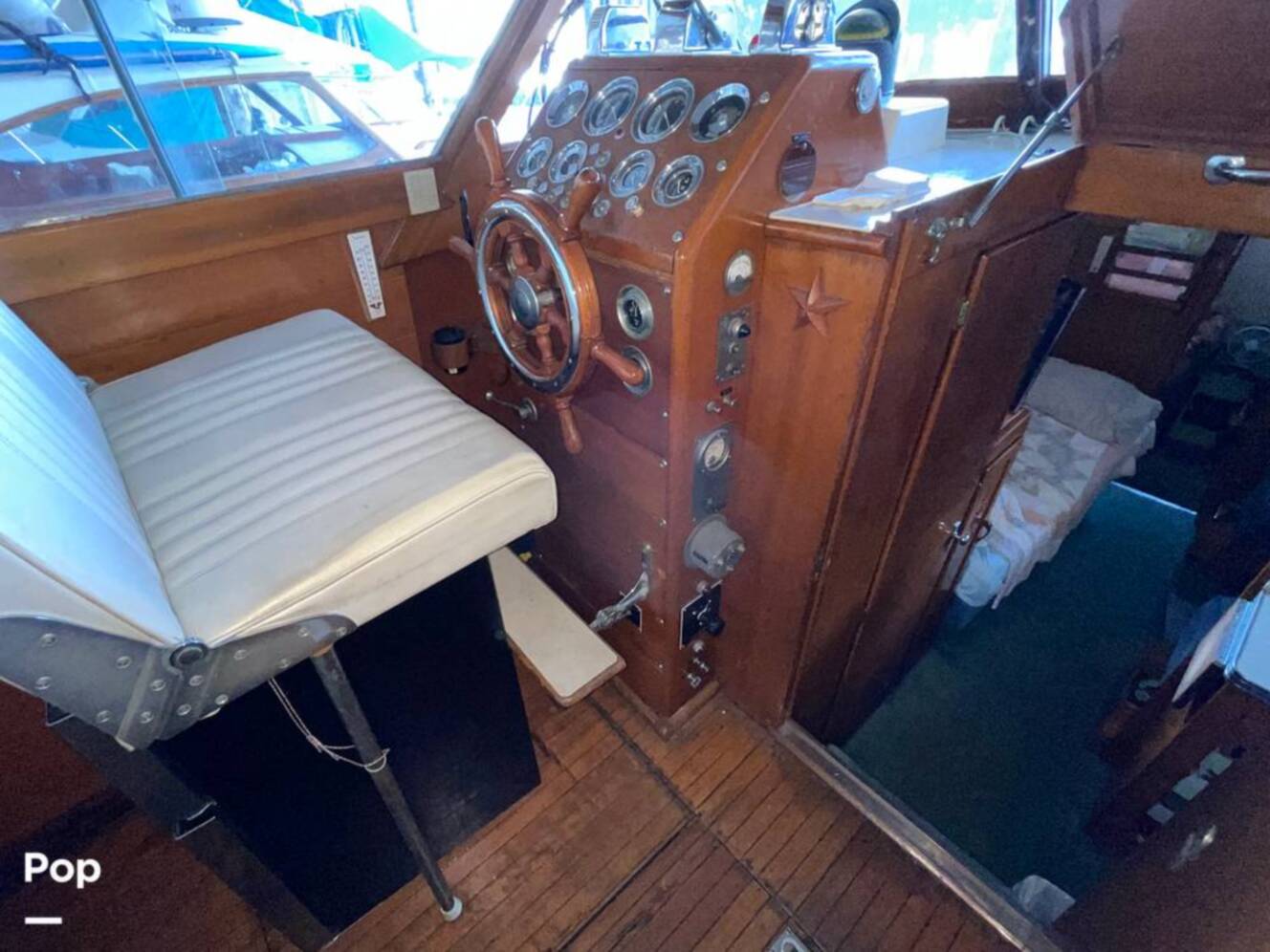 A photo of this 1957 Chris-Craft Constellation 38
