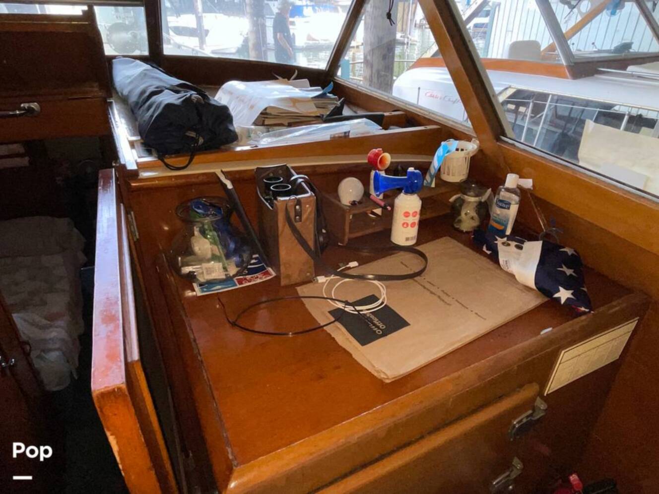 A photo of this 1957 Chris-Craft Constellation 38