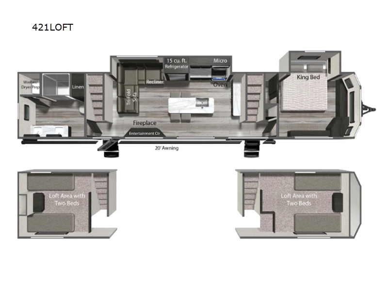 2024 Dutchmen Rv Aspen Trail 421LOFT in mineola TX