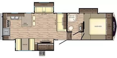 A photo of this 2019 Crossroads Rv CRUISER AIRE 29SI