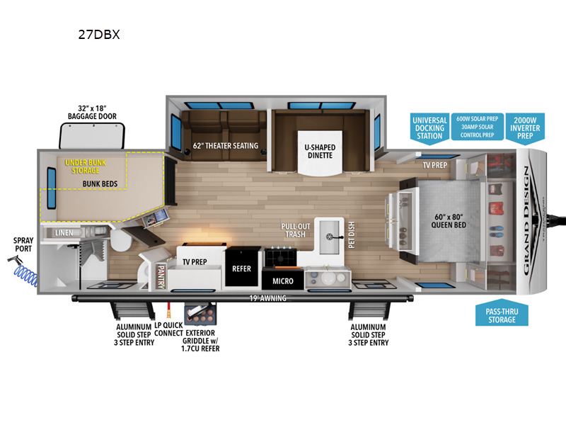 2027 Grand Design Transcend Xplor 27DBX in nipomo CA