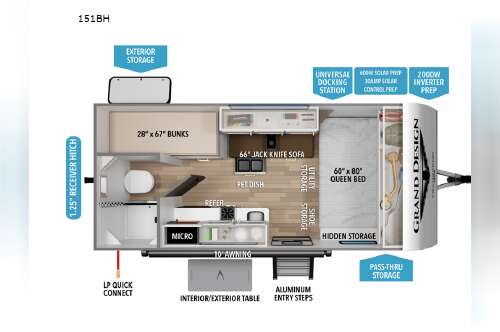2027 Grand Design Transcend One 151BH in nipomo CA