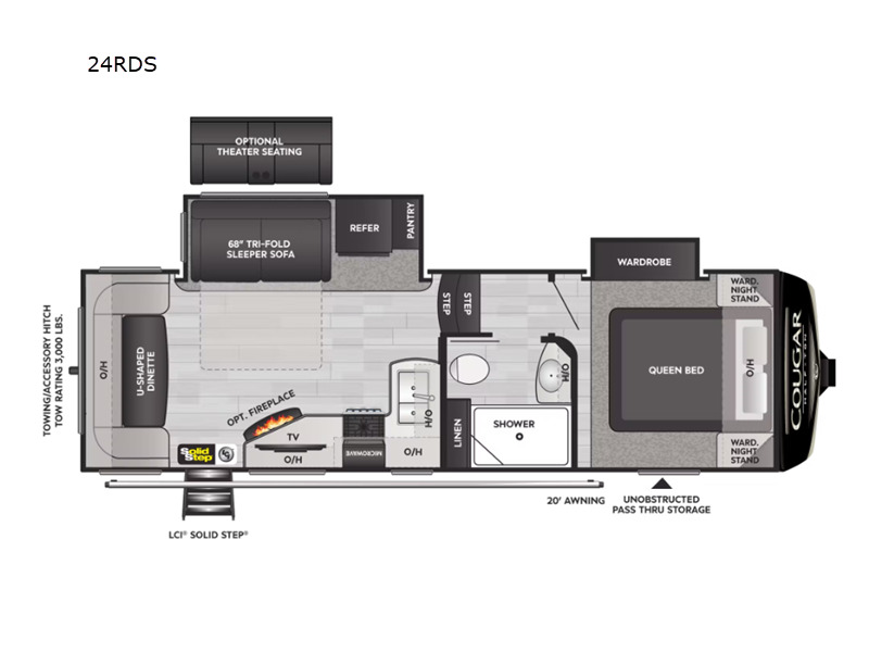 2023 Keystone Rv Cougar Half-Ton 24RDS in monticello MN