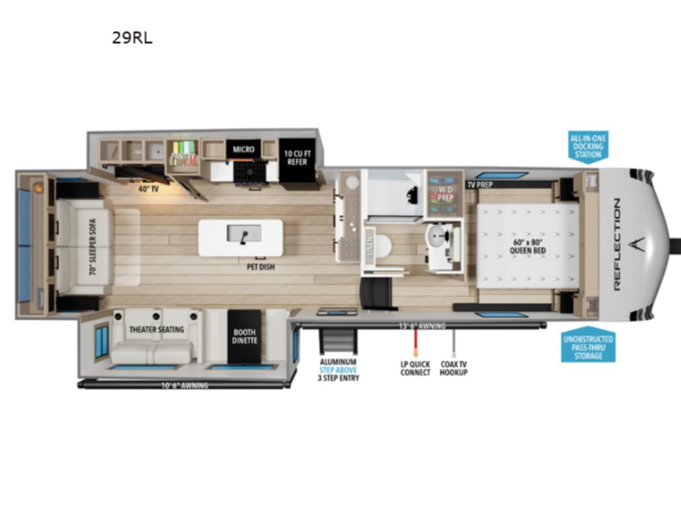 A photo of this 2026 Grand Design Reflection 100 Series 29RL