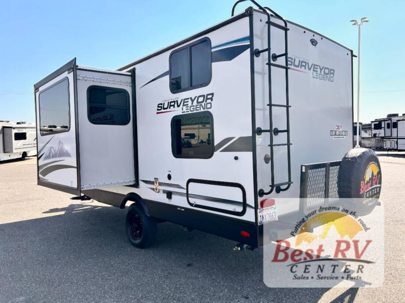 A photo of this 2023 Forest River Rv Surveyor Legend 19BHLE