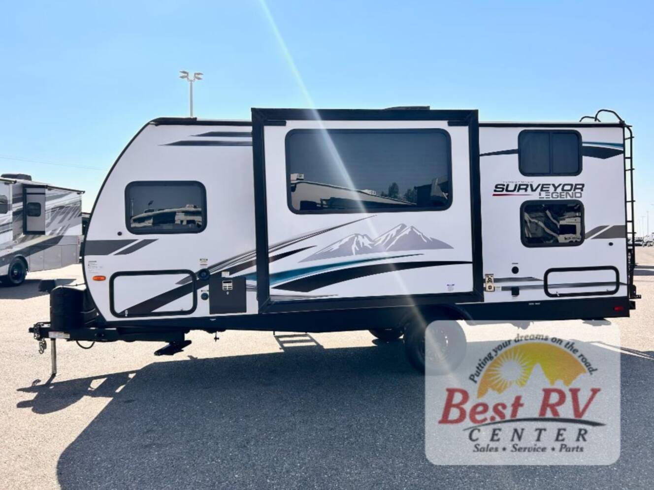 A photo of this 2023 Forest River Rv Surveyor Legend 19BHLE