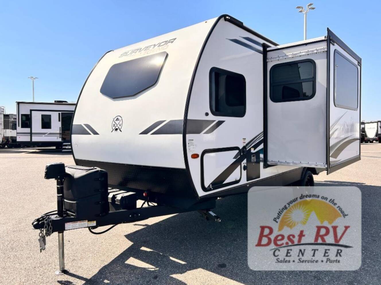 A photo of this 2023 Forest River Rv Surveyor Legend 19BHLE