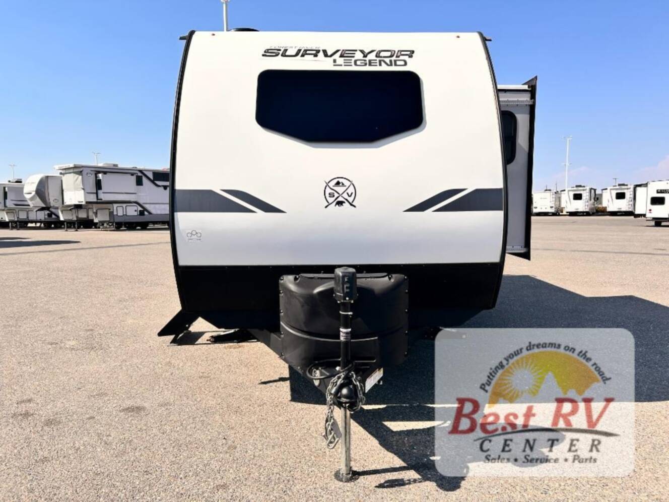 A photo of this 2023 Forest River Rv Surveyor Legend 19BHLE