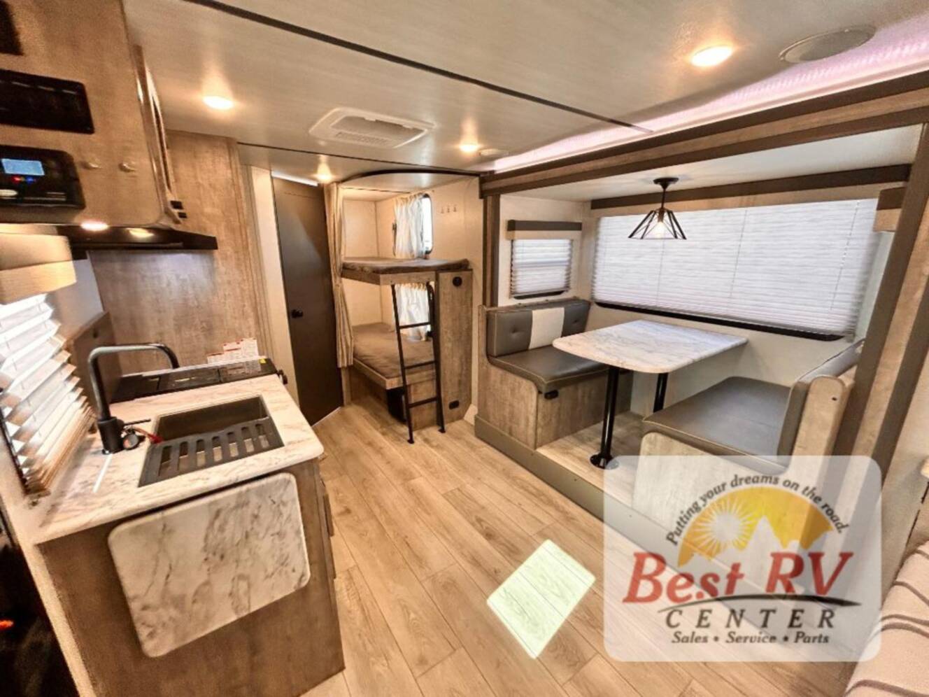 A photo of this 2023 Forest River Rv Surveyor Legend 19BHLE