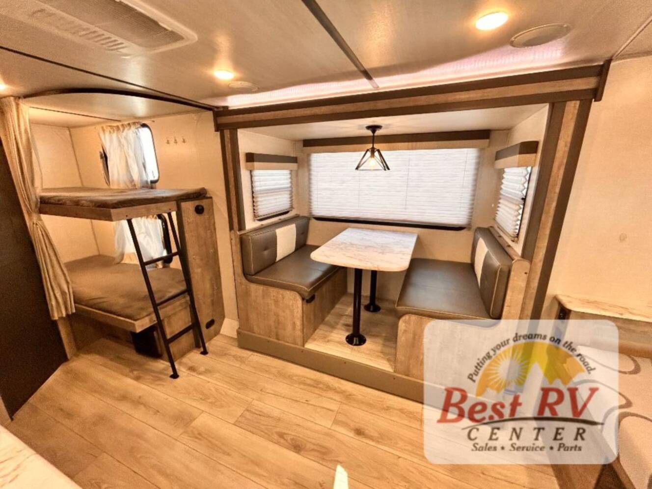 A photo of this 2023 Forest River Rv Surveyor Legend 19BHLE