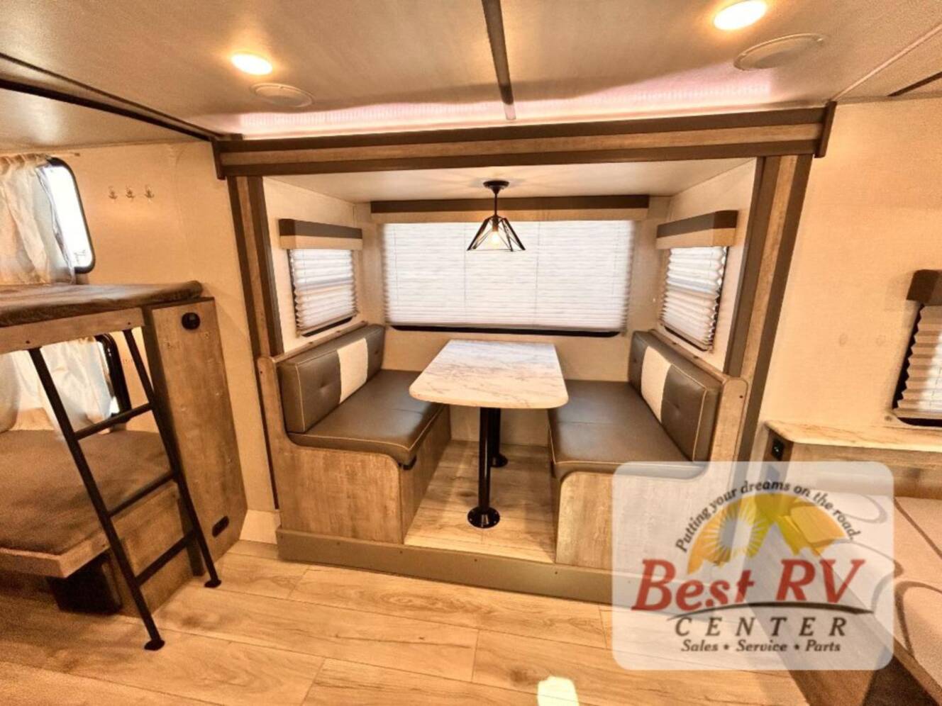A photo of this 2023 Forest River Rv Surveyor Legend 19BHLE