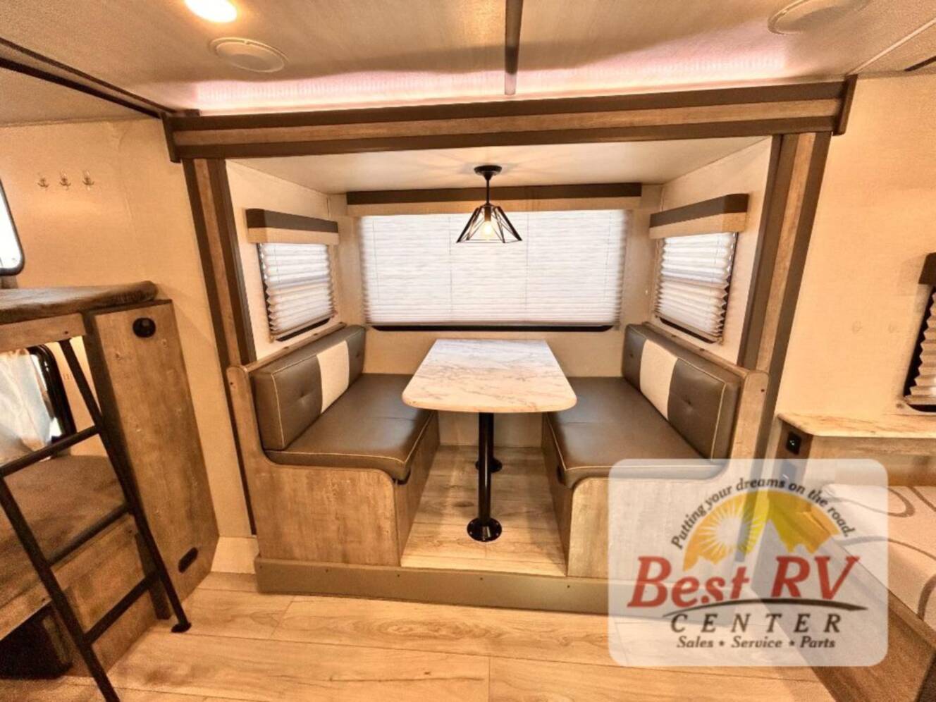 A photo of this 2023 Forest River Rv Surveyor Legend 19BHLE