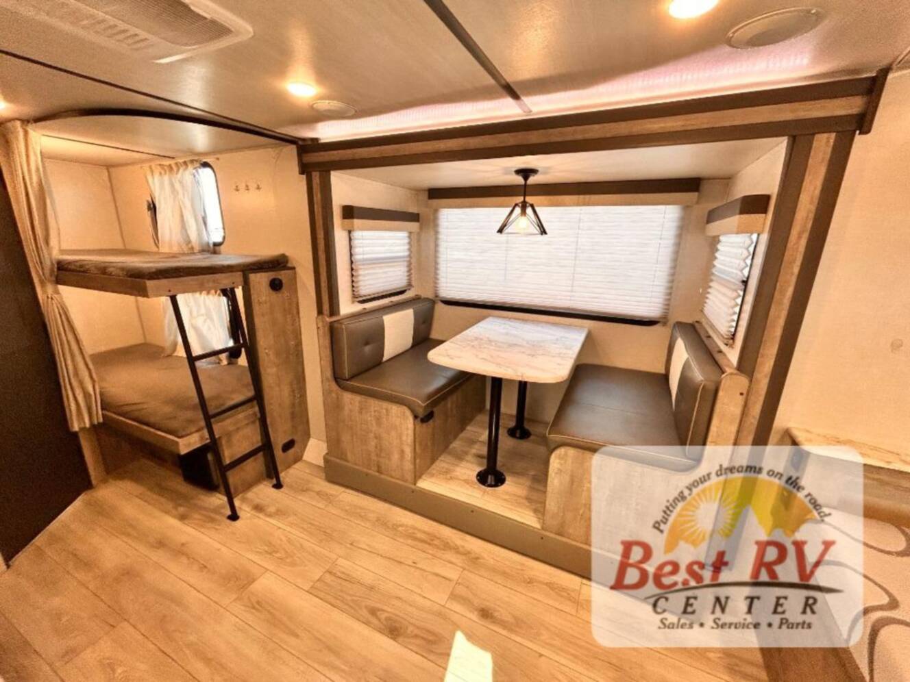 A photo of this 2023 Forest River Rv Surveyor Legend 19BHLE