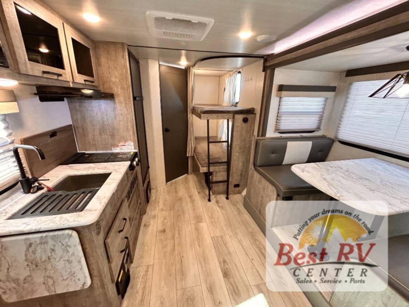 A photo of this 2023 Forest River Rv Surveyor Legend 19BHLE